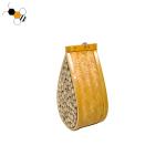 Yellow Color Natural Bamboo Bee Hive 7.9 Inch Height