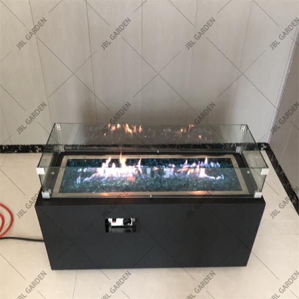 Buy cheap Propane Metal Fire Pit Fire Bowl Powder Coated Black Color from wholesalers