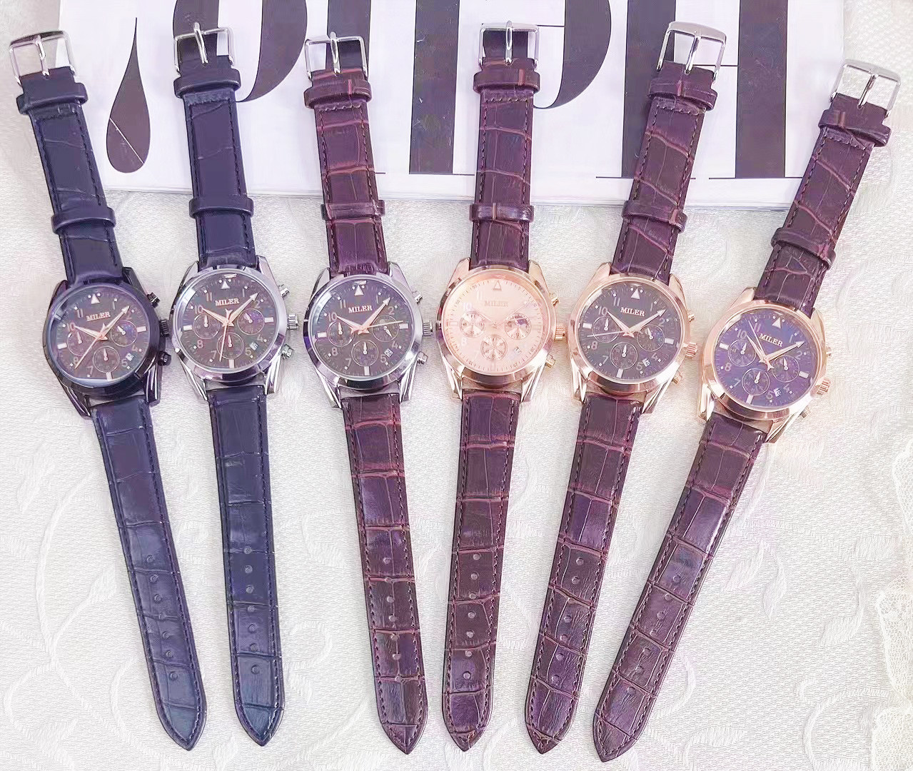 Miler Custom High Quality Waterproof Wristwatches Luxury Men Watch
