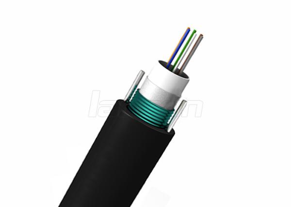 Buy cheap Loose Tube OM4 Multimode Optical Fiber Cable , 50 / 125 Fiber Optic Outdoor Cable from wholesalers