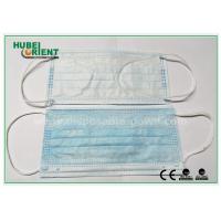 Buy cheap Hospital Face Mask With Earloops 3- Ply Disposable Medical Masks Free Samples product