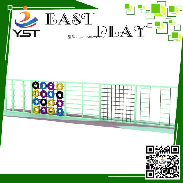Buy cheap LLDPE Anti Ageing Plastic Outdoor Climbing Frames 2 Years Warranty from wholesalers