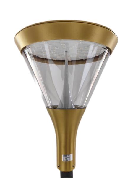 SKY Series Golden LED Garden Light Fixtures 35W-85W 5 Year Warranty Die-casting