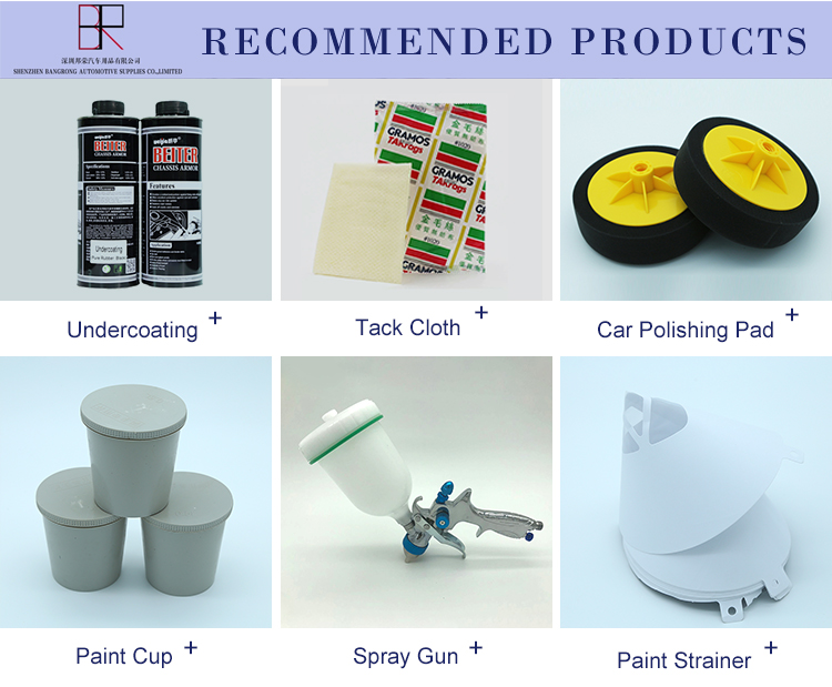 High Brightness 2K White Black High Concentration Auto Refinsh Paint