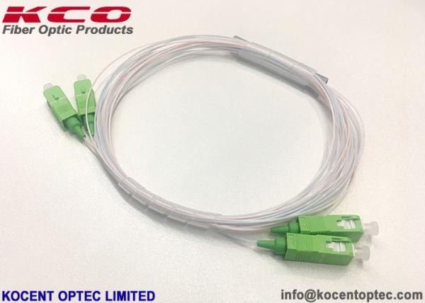 Buy cheap LSZH Jacket Fiber Optic Splitter , 2x2 Optical Fiber Splitter 900um 1.5m Length from wholesalers
