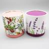 Buy cheap Flower Pattern Printed Cardboard Tube Packaging With Gold Foil Glossy Lamination from wholesalers