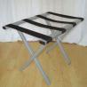 Buy cheap Folding Metal Luggage Rack Sliver Hotel Luggage Stand With Straight Legs from wholesalers