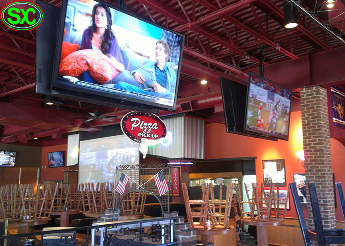 Stadium Die-Cast Aluminum Screen Full Color Outdoor Advertising LED Display 1/32 Scan Mode IP34