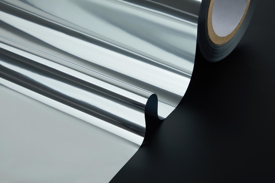 PET Metalized Thin Film Gold Aluminum Packaging Laminate Featuring a Premium Metallic Finish via Multi-Layer Extrusion Processing
