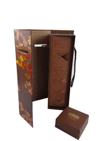 Buy cheap CMYK Printing Logo Gold Hot Stamping Customized Rigid Cardboard Material Luxurious Cardboard Box Packaging from wholesalers