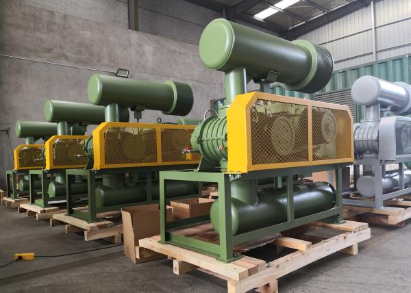 Buy cheap 100 Kpa 20m3/Min 6" 55 Kw Cast Iron Mini Roots Blower Three Lobe from wholesalers