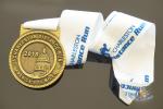Distance Run Custom Made Kids Metal Marathon Medals , Despoke Gold Medallions
