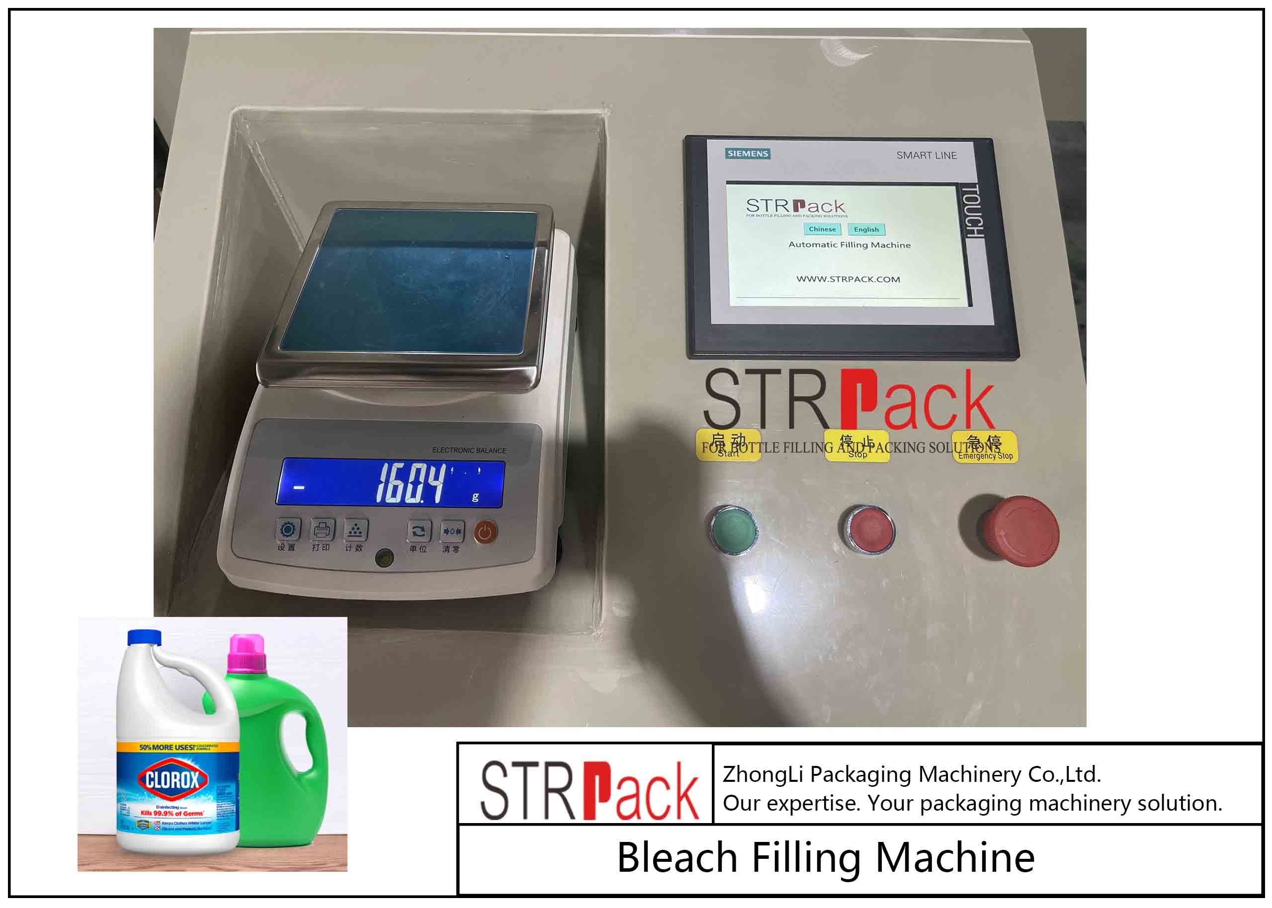 Gravity Filling Automatic Corrosive Liquid Filling Machine with Customizable Filling Volume & High-speed Filling