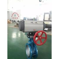 Buy cheap rack and pinion quarter-turn pneumatic rotary actuators control butterfly valve product