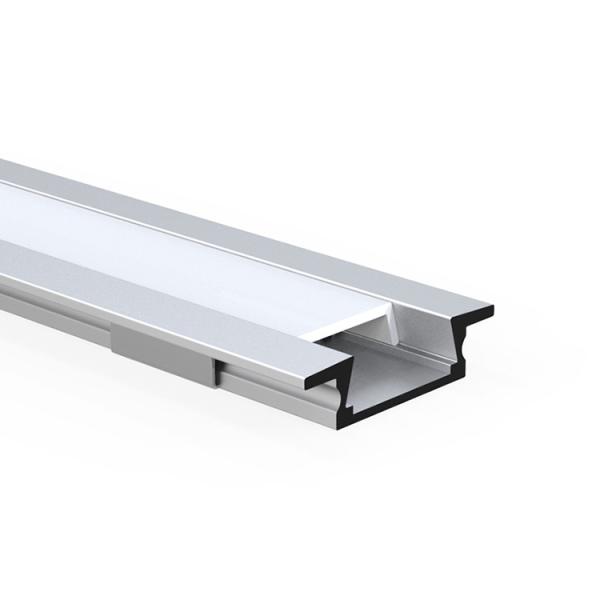 Buy cheap Square Recessed LED Strip Channel , Recessed LED Extrusion For Cabinet Cupboard from wholesalers