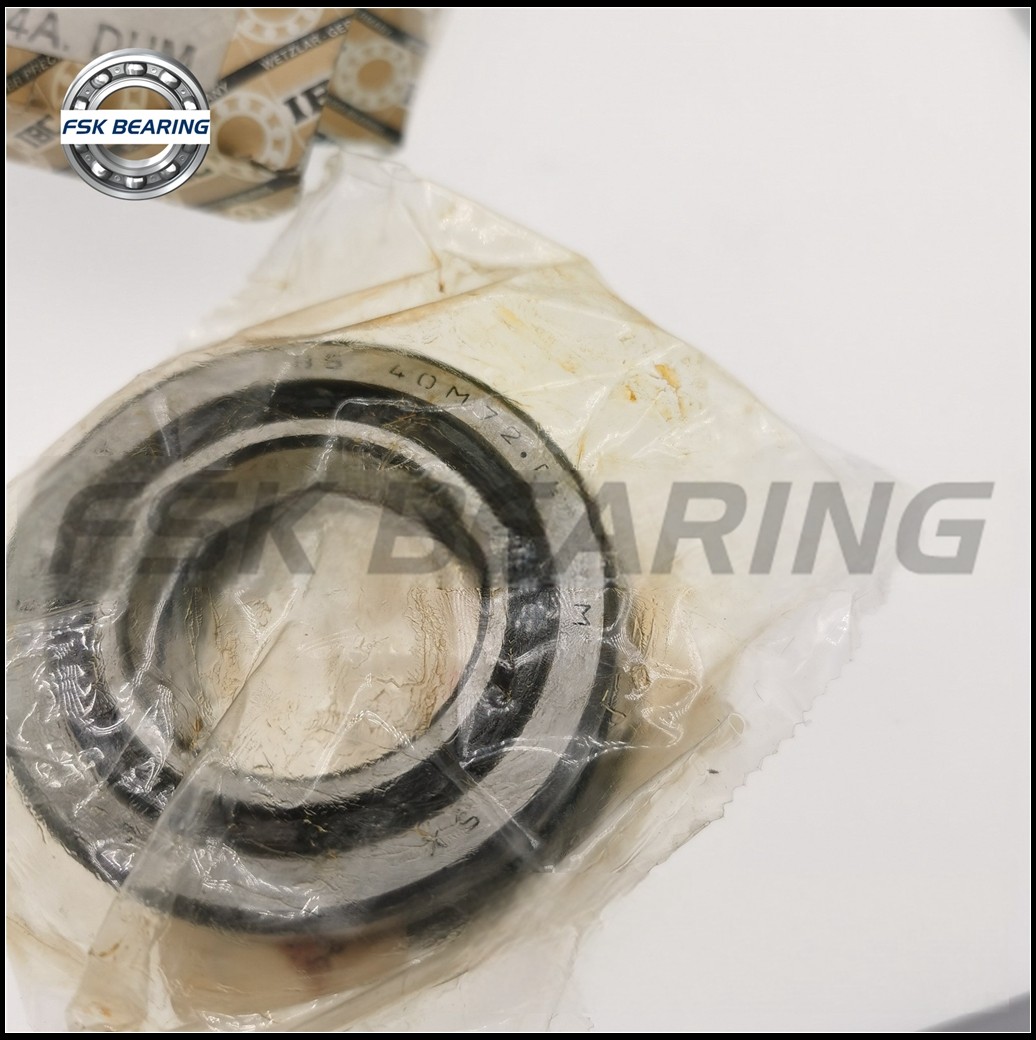 Single Direction BS40M72-P4A-DUM Angular Contact Thrust Ball Bearings 40*72*15 mm Metric Size