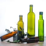 Olive Oil Packaging Bottle Black Glass Olive Oil Bottle Logo Printing