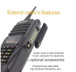 Dual Band UV-9R Waterproof 2 Way Radios Dust proof Walkie Talkie Long Range
