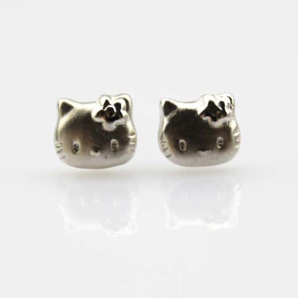 Buy cheap Sterling Silver Kitte Stud Earrings (KE01) from wholesalers