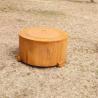 Buy cheap Large Outdoor Heater Round Corten Steel Outdoor Fire Table With T Shape Legs from wholesalers