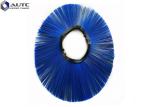 PP Wire Fastening Wafer Brush Snow Rotary Convoluted Wavy Ring Brush For Farms