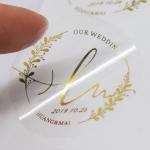 Candle Packaging Seal Sticker Label Paper Material Customized Shape