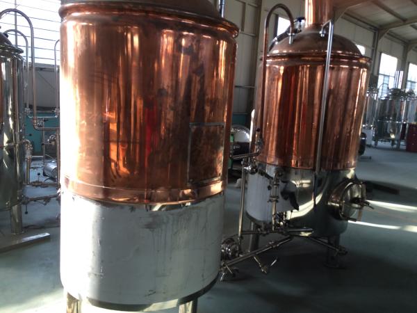 Buy cheap 500L beer manufacturing equipment with red copper brewhouse from wholesalers