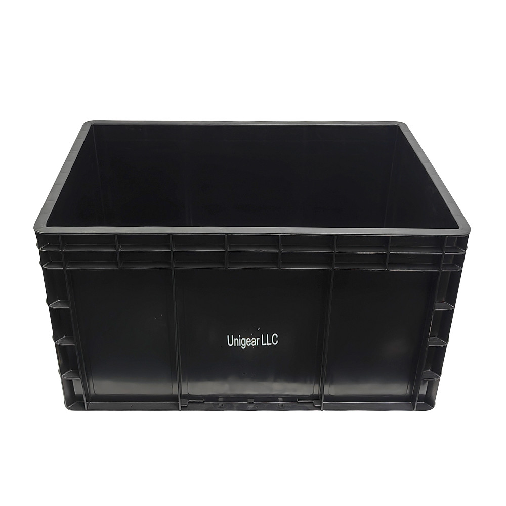 600*400*230mm Black ESD Antistatic Plastic Box Electronic Parts Box Anti-Static Box for Electronics Industry