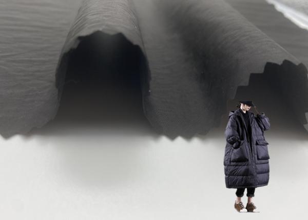 Buy cheap 100% Nylon Wrinkle Handfeel Soft Shiny Breathable Jacket Winter Coat Fabric from wholesalers
