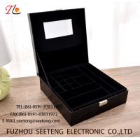 Buy cheap High end and elegant PU leather jewelry box for wholesale from manufacturer product