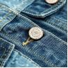 Buy cheap Cotton Kids Denim Clothes Gilet Girls Denim Jacket Sleeveless Fashionable from wholesalers