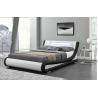 Buy cheap Modern LED Upholstered Bed Queen Size Platform Bed Frame With Speakers from wholesalers