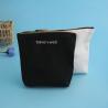 Buy cheap Gold Zip Canvas Cosmetic Zipper Bag Customized Logo Printing For Women from wholesalers