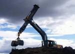 23t Km220 Clamshell Telescopic Arm Long Reach Boom 0.6m3 Hydraulic Excavator Arm
