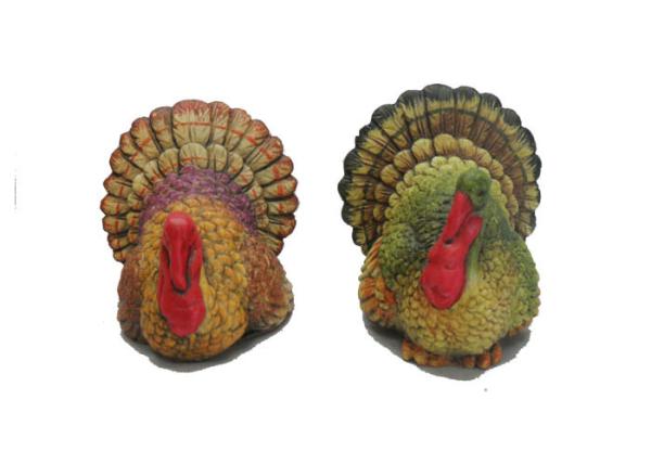Buy cheap Handmade Resin Turkey Figurines Thanksgiving Home Decoration Size Customized from wholesalers