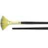 Buy cheap Customized Color Artist Fan Brush , School Thick Flat Paint Brushes Nickel - Plated from wholesalers