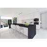 Buy cheap 20mm High Gloss Island Kitchen Cabinets Units With Island Grey Carcase from wholesalers