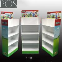 Buy cheap Four tiers Floor display stand toy displays rack toy cardboard shelves product
