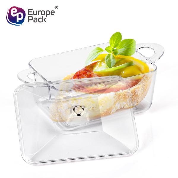 Buy cheap Wholesale quality disposable dessert tableware 70ml small food container with lid from wholesalers