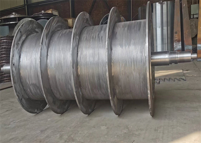 Galvanized Multiple Cable Lebus Grooved Winch Drum For Window Washer