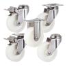 Buy cheap 130kg 125mm Nylon Rigid 304 Stainless Steel Casters Medium Duty from wholesalers