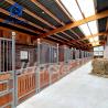 Buy cheap European Horse Stable Fronts Panels Steel Wood Weatherproof Powder Coated Galvanized Stall European Horse Stalls from wholesalers