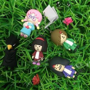 China Attractive Price Customised Personalised Soft PVC Key chain;Rubber cartoon Character keychains;Anime figure keychain on sale