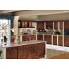 Buy cheap Solid Wood Contemporary Kitchen Cabinets Paint Finish Luxury Furniture from wholesalers
