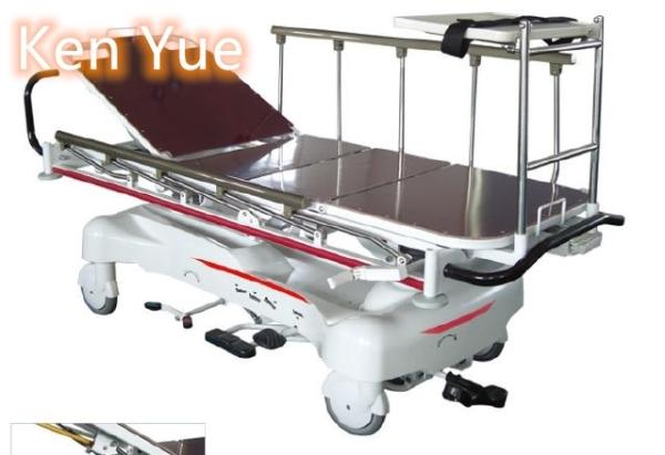 Buy cheap Luxuriou Hydraulic Rise And Fall Stretcher Cart Hospital Emergency Transfer from wholesalers