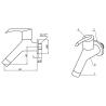 Buy cheap Water Saving Ceramic Cartridge Single Cold Water Taps ,Brass Water Faucet from wholesalers