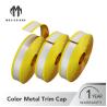 Buy cheap 65mm Waterproof Mirror Gold Aluminum Core Channel Letter Trim Cap Profiles from wholesalers