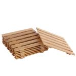 Light Natural Bamboo Wooden Plant Saucer Comfortable Mat For Succulent Plant