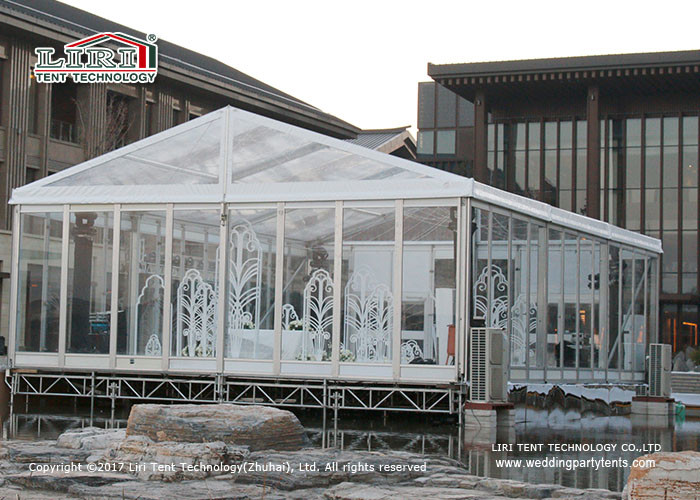 650g/Sqm Clear Wedding Banquet Tents With Aluminum Frame