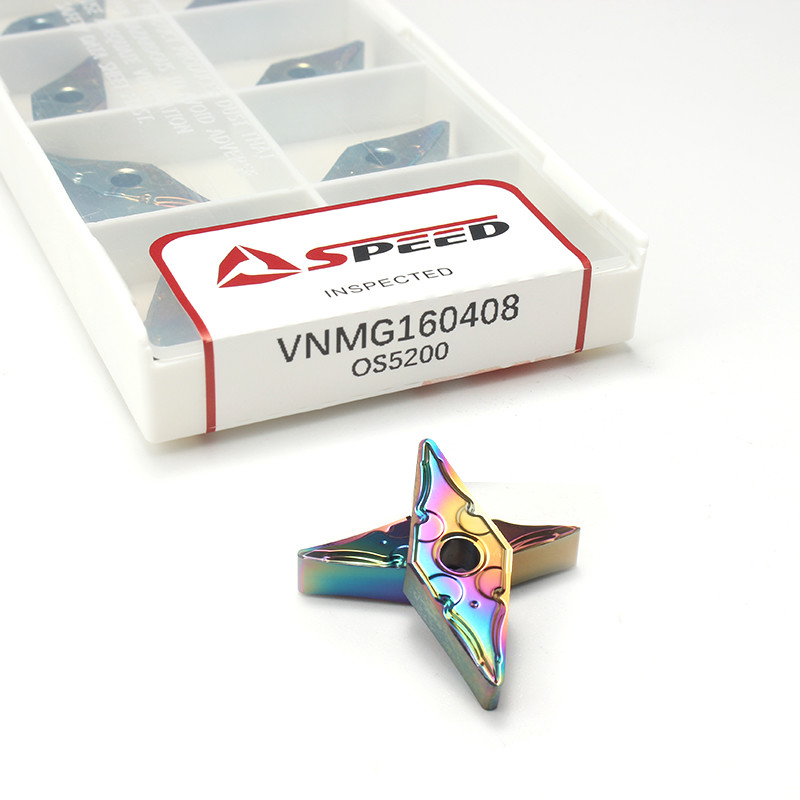 Speed Carbide Inserts For Aluminum Tungsten Carbide VNMG160408 Turning Tool